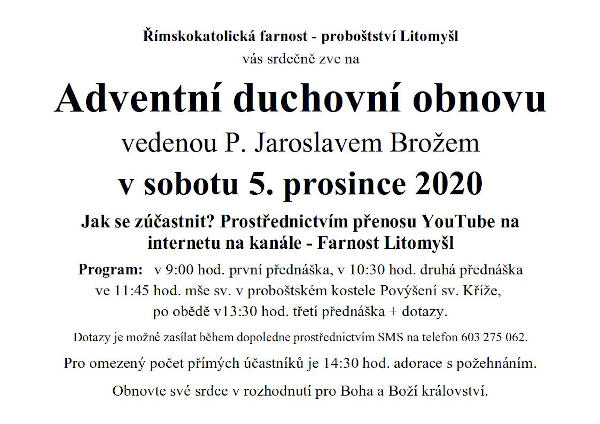 Adventni duchovni obnova 2020